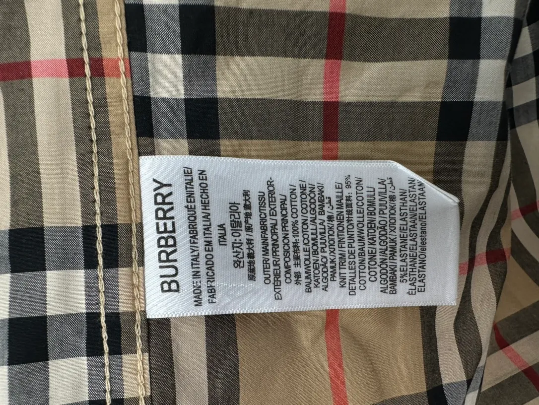 【Burberry】 100% / BURBERRY LONDON ENGLAND bbr logo logo Same Style Sizes：Xs-L